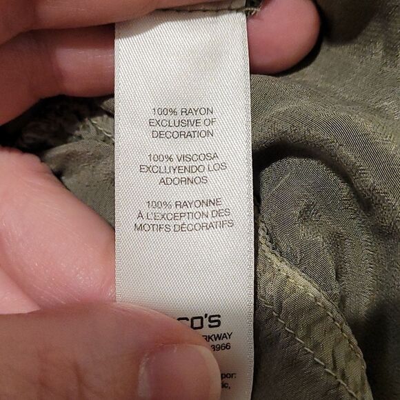 Chico's sequin utility tery top - Picture 8 of 10